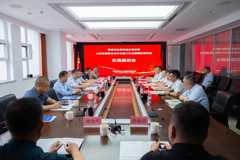 聊城市住建局黨組書記、局長楊延星一行蒞臨集團新疆分院調(diào)研指導(dǎo)